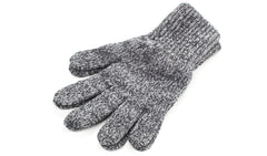 Heather Gray Wool Gloves